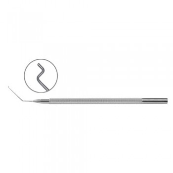 Z Hook Manipulator Z Shaped Blunt Tip Stainless Steel, 11.5 cm - 4 1/2" Tip Diameter 0.15 mm